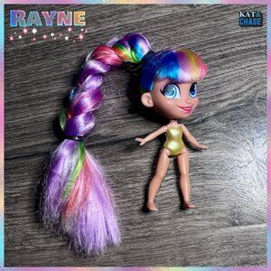 Hairdorables Longest Hair Ever 5" Rayne Fashion Doll Rainbow Hair